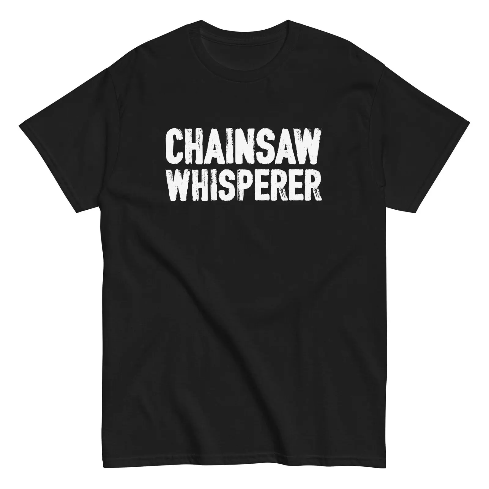 

Забавная футболка с изображением логгера, 100% хлопок, с цепной пилой