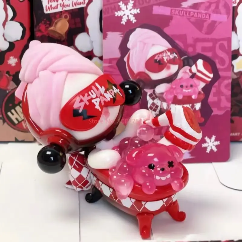 POPMART SKULLPANDA スカルパンダ バレンタイン クリスマス限定 POPMART SKULLPANDA Valentine set unboxing! The Glimpse - YouTube