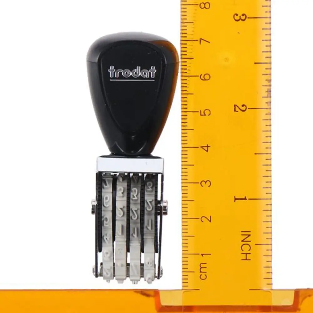 Multifunction Number Stamp 4,6 or 8 Digit Number Roller Stamps Personalized DIY Number Symbol Rolling Business Stamps