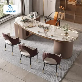 Grand bureau de rangement pour ordinateur de bureau, bureau en forme de L, tiroirs organisateurs, bureaux d'ordinateur modernes de luxe, mesa para computador, meubles