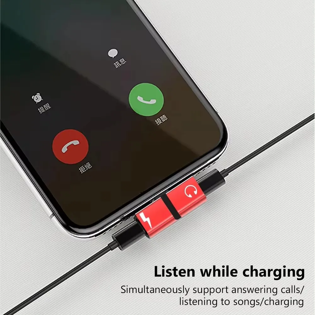 USB C to Adapter Charging Audio Aux 3.5mm Headphone for iPhone 11 7 8 Earphone Cable Ios 14 to Adapter Usb To Type C Adapter Type C Adapter