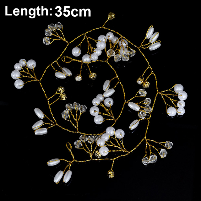 Pearl Hairpin Hair Vine Tiaras Headpiece Hair Comb Pins Hair Clips Wedding Bridal Rhinestone Jewelry Hair Accessories