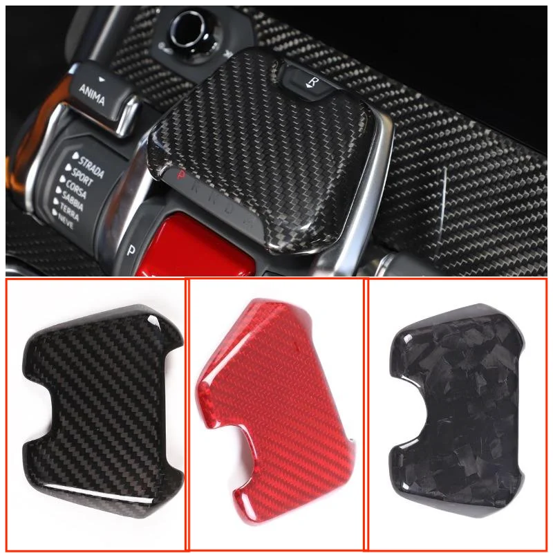 

Auto Styling Interior Accessories P-gear Switch Carbon Fiber Decorative Protective Cover Fit For Lamborghini URUS 2018-2021