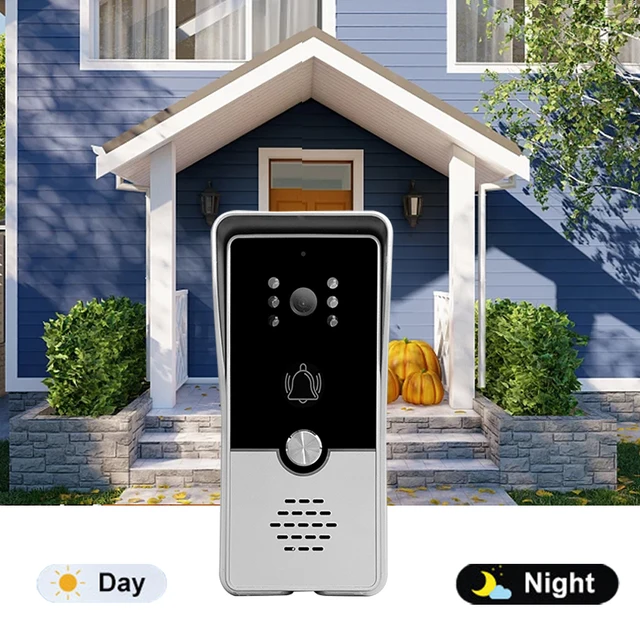Visual Doorbell Home Wired Monitoring Intercom Villa High-Definition Intelligent Night Vision Electronic Access Control System 3