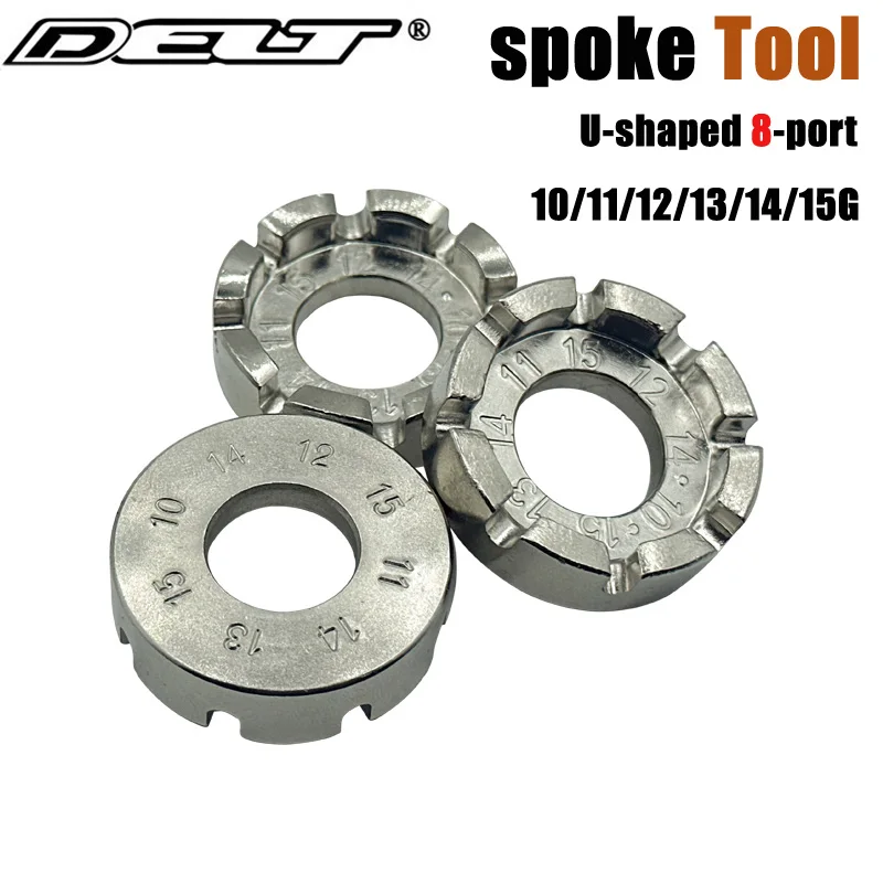 DELT CR 20 Steel Bicycle Spokes Tools 10G/12G/13G /14G/ 15G Nipples E-Bike Part Parts