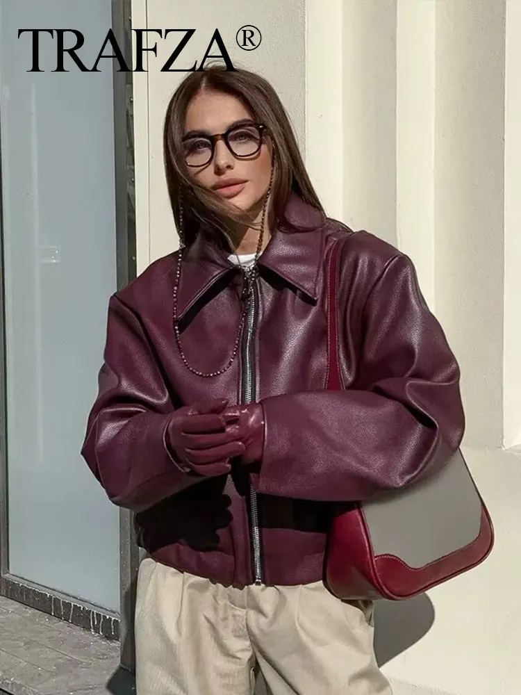 Women’s Faux Leather Jacket 3