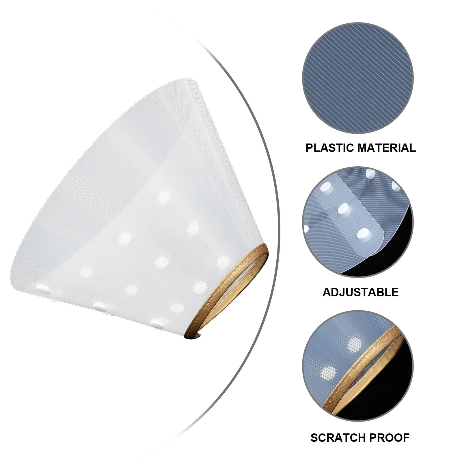 

Anti Licking and Scratch Cat Recovery Collar Adjustable Cone After Surgery