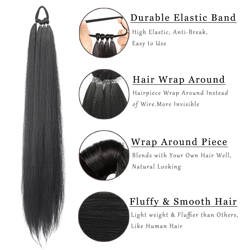 Four strand braided wig ponytail dirty braid slender Fried Dough Twists braid wig braid ponytail