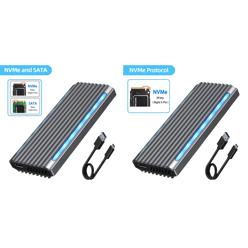 ˷̴ ձ ָ Ʈ ̺  Ŭ, M.2 NVME SATA SSD Ŭ, M/B + MKey, 2280/2260/2242 SSD C Ÿ RGB