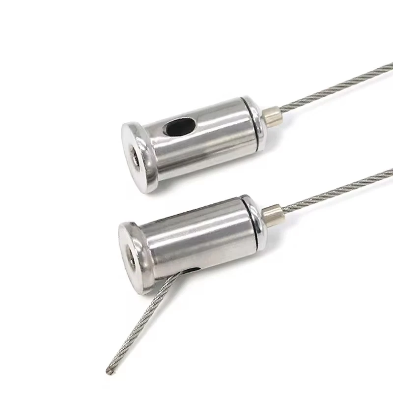 10PCS Copper Nut and Bolt Combination Wire Rope Hanging Code Locking Wire Device Ceiling Mount Connector Lighting Accessories