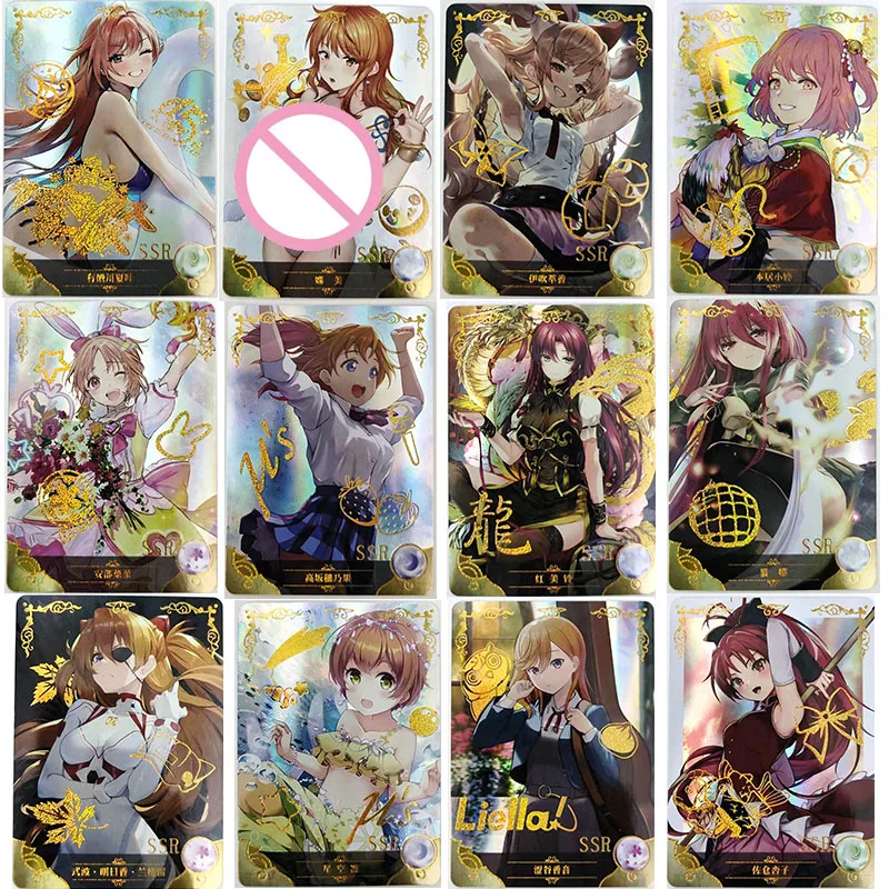 

Goddess Story The Nirvana Chapter Asuka Langley Soryu Nami Honoka Kousaka Ssr Card Rare Cards Children's Toys Boys' Gifts