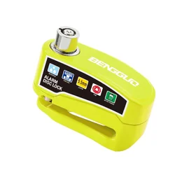 Waterproof Anti - Theft Disc Brake Lock with Key (Green)