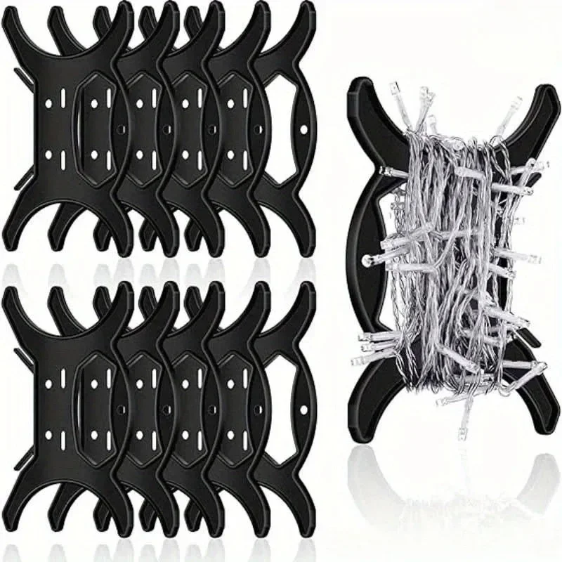 Storage Organizer Christmas Light Storage Bracket Filament Winding Reel Extension Cord Rack 1/5/10PCS Line Artifact cable organizer