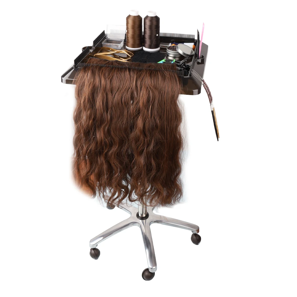 Salon Trolley Cart Barber Beauty Salon Cart Trolley Organizer Salon Station Hair Extensions Rolling Cart Hairdressing Extensions