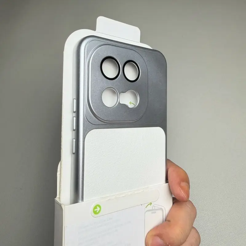 Luxury Matte Leather Protective Back Cover