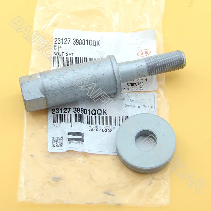 Baificar Genuine Engine Damper Crankshaft Bolt 23127-39801 2312739801 For HYUNDAI TERRACAN SORENTO 2003-2006 crankshaft oil seal
