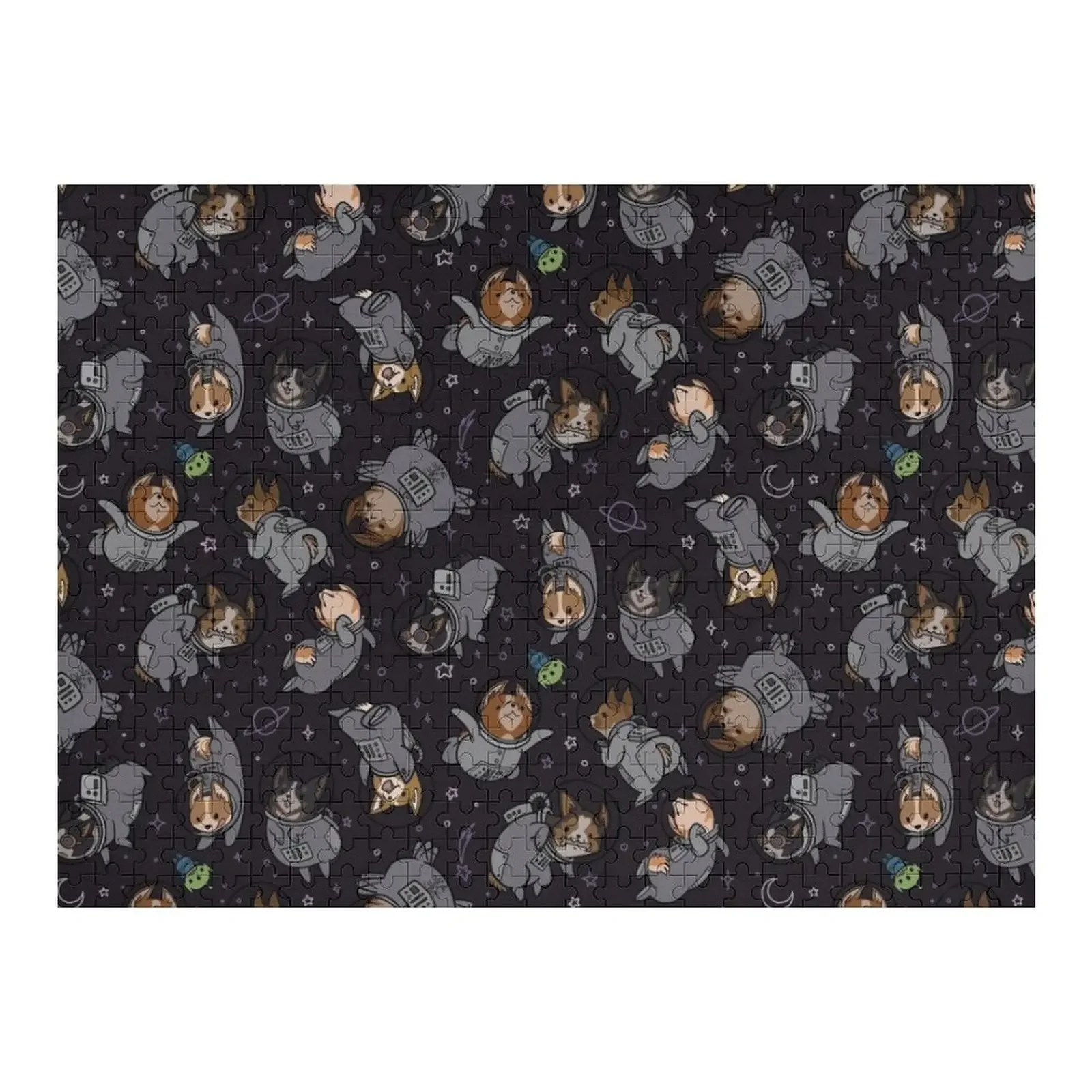 

Corgis In Space! Jigsaw Puzzle Photo Wood Animals Custom Jigsaw Baby Wooden Puzzle