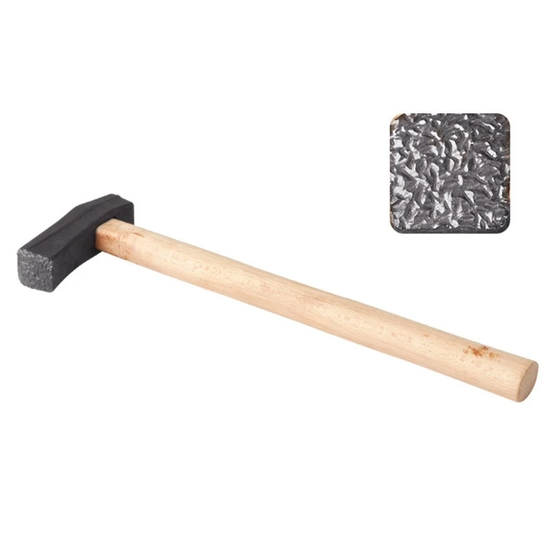 Quality Metalworking Hammer Square Head Gavel Tool Wooden Handle Hammer for Creating Unique Rings and Bracelets Bangle