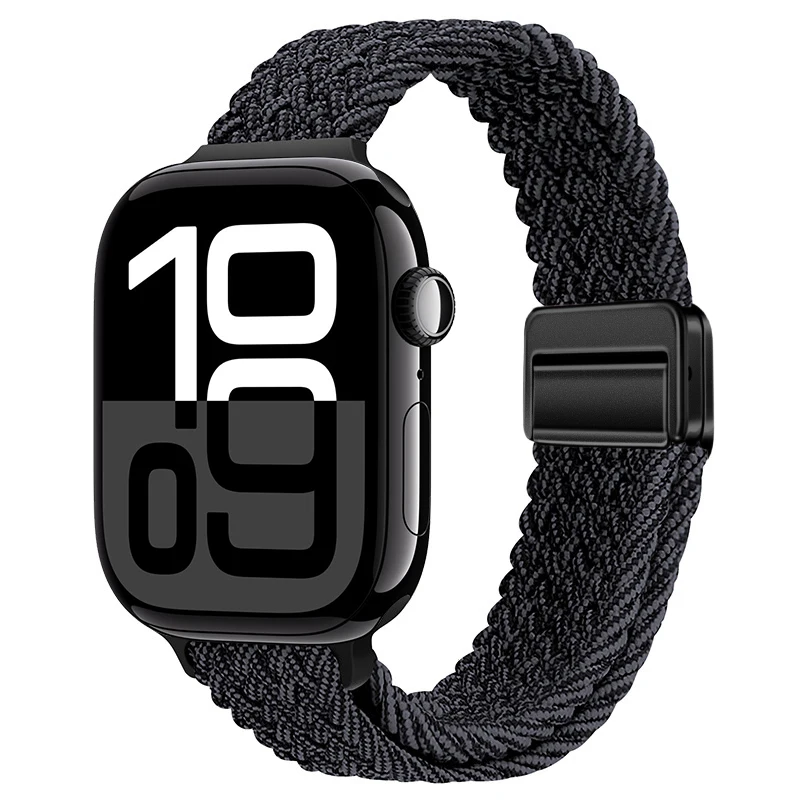 Compact Nylon Elastic Braided Bracelet