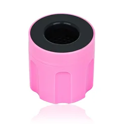 Compact Personal Smoke Purifier with Replaceable Carbon Filter and Cotton Accessories (Pink)