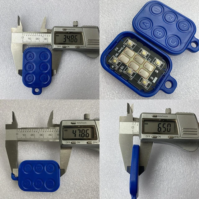 6 in 1 RFID Multiple Keychain Dual Frequency Keyfob Multifunctional Access Control Elevator Copy Card ID IC Erasable 5
