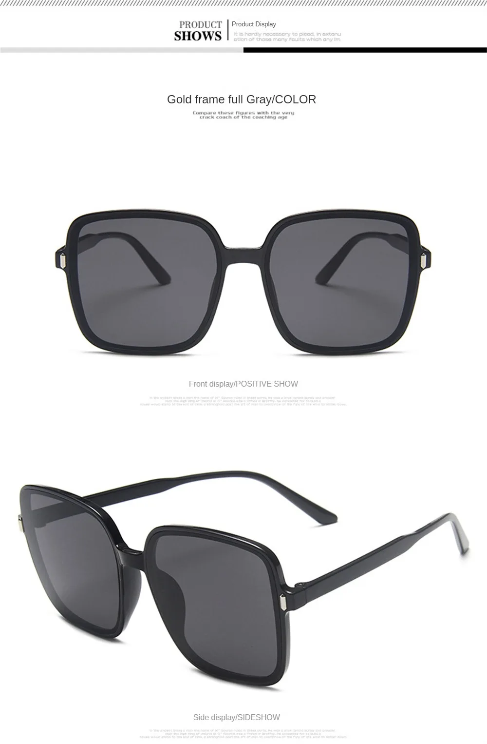 Square Sungl Woman Retro Vintage Gradient Sun Gl Female Clear Lens Travel Shades Camping Hiking Eyewear Sun_voghion.com