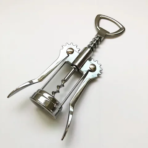 

1pcs Stainless Steel Bottle Opener Wine Openers Metal Red Wine Handle Corkscrew Cork Out Tool