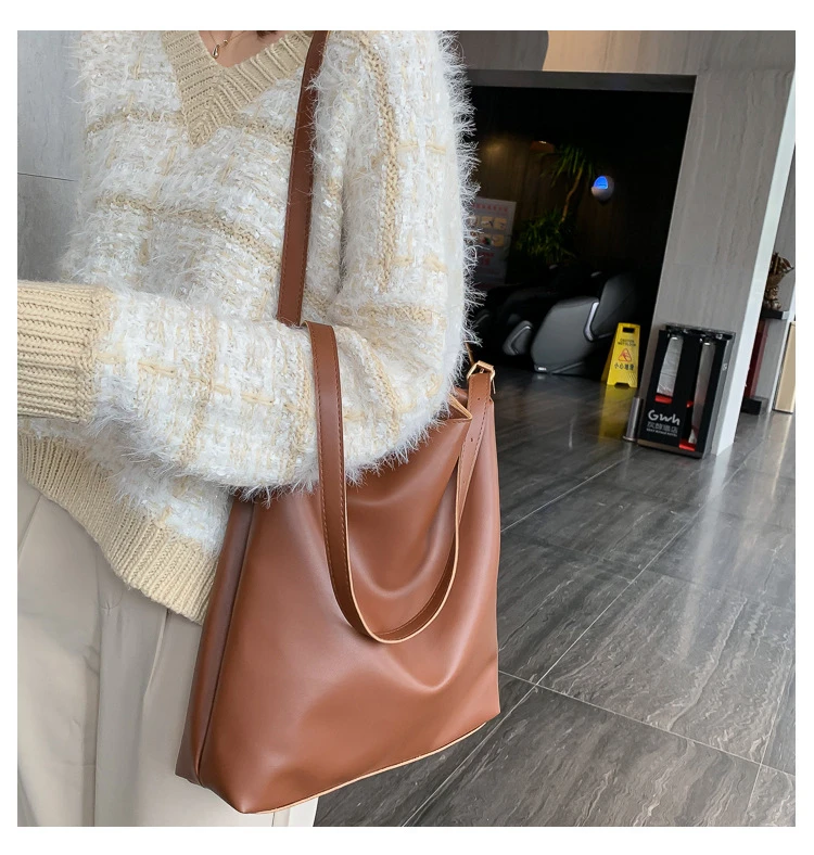 Bolsas de Compras para Mulheres Bolsas de Luxo Couro do Plutônio Moda Sólida Casual Tote Vintage Designer Grande Capacidade Ombro Bolsa Feminina 3 Computers & Electronics