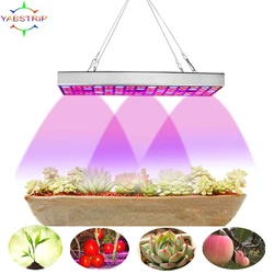 Yabstrip-Lámpara LED de cultivo Phyto, luz de crecimiento LED de espectro completo, 75LED, 25W, Chip 2835 para invernadero interior, fitolamp para plantas