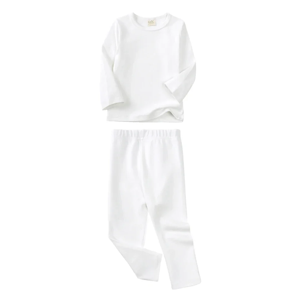 Children's Cotton Pajama Set – Warm Long Sleeve Sleepwear