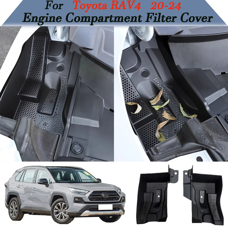 Toyota RAV4-car styling Engine Compartment air Filter cover intake mask Engine hood Protection Decorative Accessories