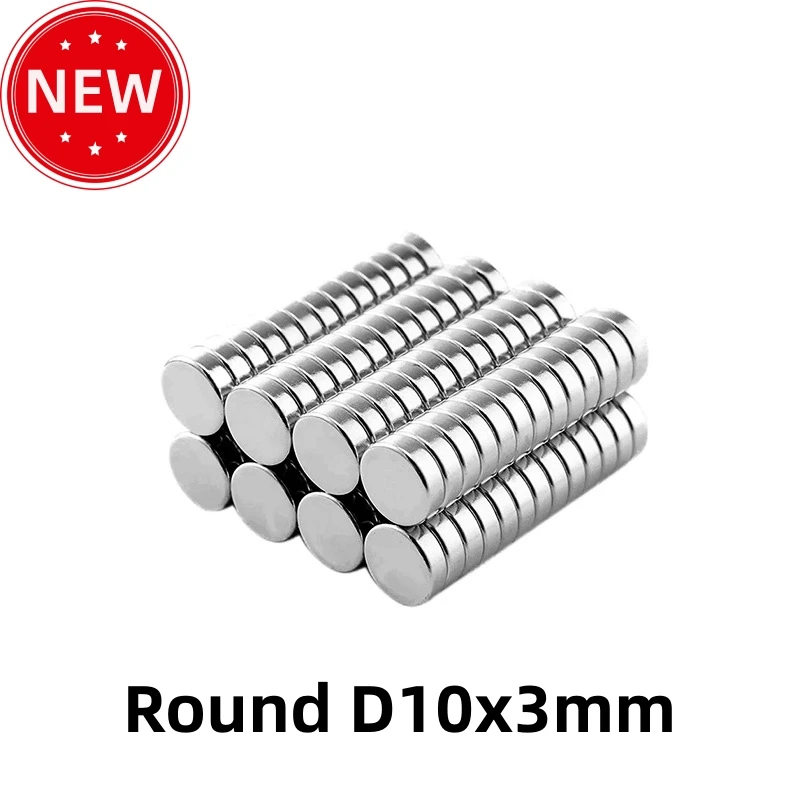 

D10x3mm Permanent Ndfeb Magnet N35 Strong Powerful Neodymium Magnetic Imanes Super Powerful 10mm X 3mm Round Neodymium Magnets