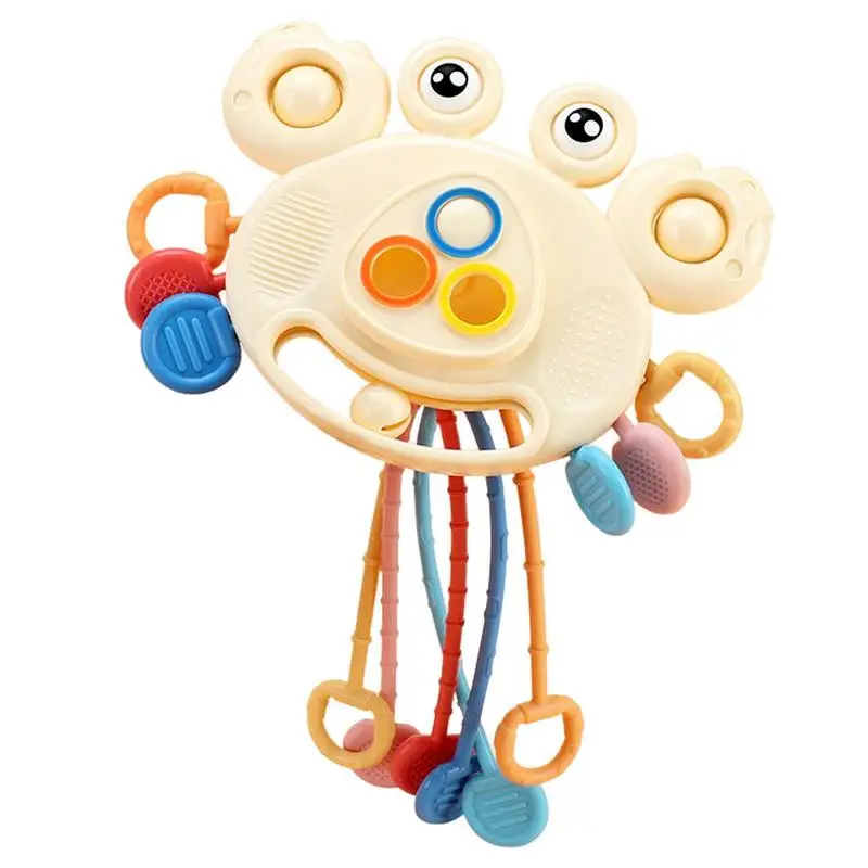 

Pull String Sensory Toys Silicone Sensory Travel Toy Fine Motor Skills Interactive Developmental Toy Birthday Gifts For Babies