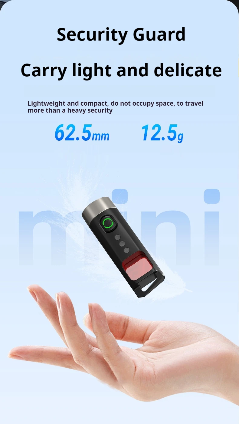 Philips new SFL1121P Portable rechargeable led lamp EDC flashlight can be used for camera inspection self defense
