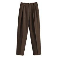 Plus Size Pants Woman 2024 Autumn Winter New Arrival High Elastic Waist Suit Pants High Quality Korean Style Straight Trousers - Image 4