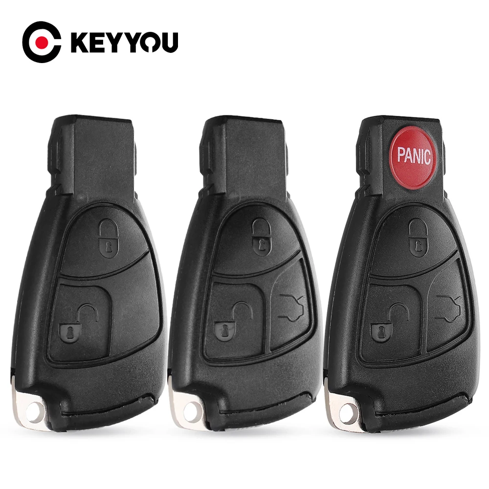 Mercedes Benz Remote Control Car Key Shell 2/3/4 Buttons Keyless Entry Key Fob Case key case car key shell car remote key car key key shell