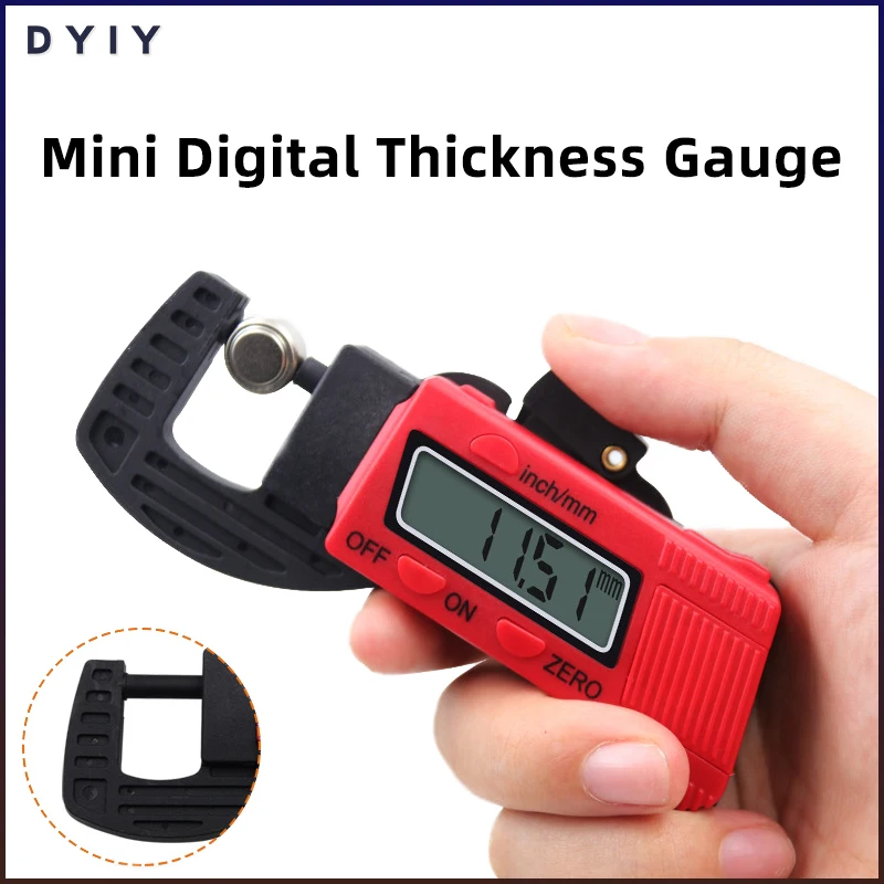 

Mini Digital Thickness Gauge 0.01mm Precise Dial Thickness Gauge Caliper Meter Carbon Fiber Composites Width Measure Tools