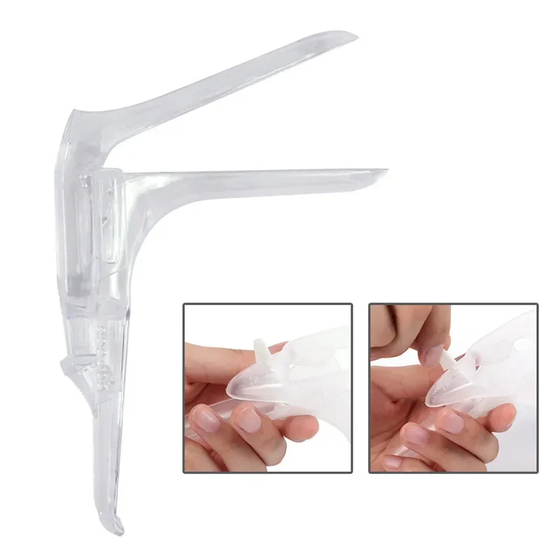 1PCs Clear Plastic Vagina Expansion Device Adult Genitals Anal Vaginal Dilator Colposcopy Speculum New Feminine Hygiene 2