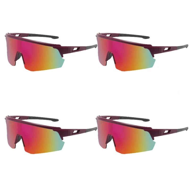Color-Changing Cycling Sunglasses Men And Women Outdoor Uv Windproof Dustproof Bicycle Sports Goggles