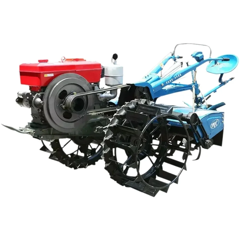 Electric starter 130cm width 28, 30 ,32HP horsepower 251 Type, Paddy Field Professional Walking Tractor with Rotary tiller