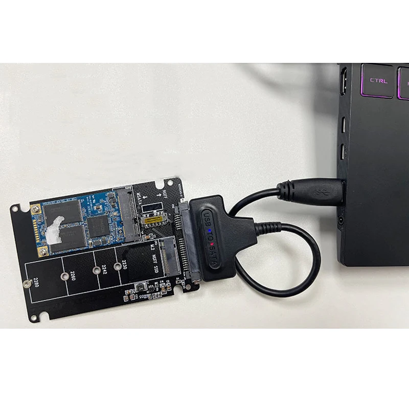 Hard Drive Adapter SSD Adapter Adapter SSD M2 mSATA to SATA3.0 6Gbps Board 2.5