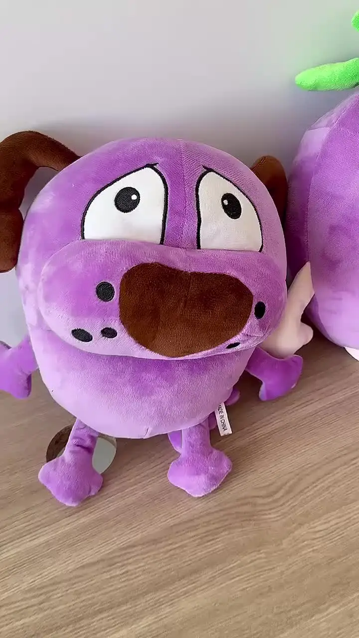 ゆ*⭕様 自作ぬいぐるみ　10cm 無属性　紫　犬　骨なし TreasuringU 紫色の犬ぬいぐるみ漫画の動物ふわふわ人形かわいい犬の