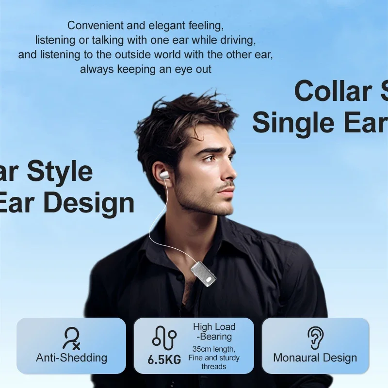 NEW 2025 Fineblue F588 Mini Bluetooth Earphone Retractable Wire Headset Call Remind Vibration In-ear Sport Headphone in Lotus 5