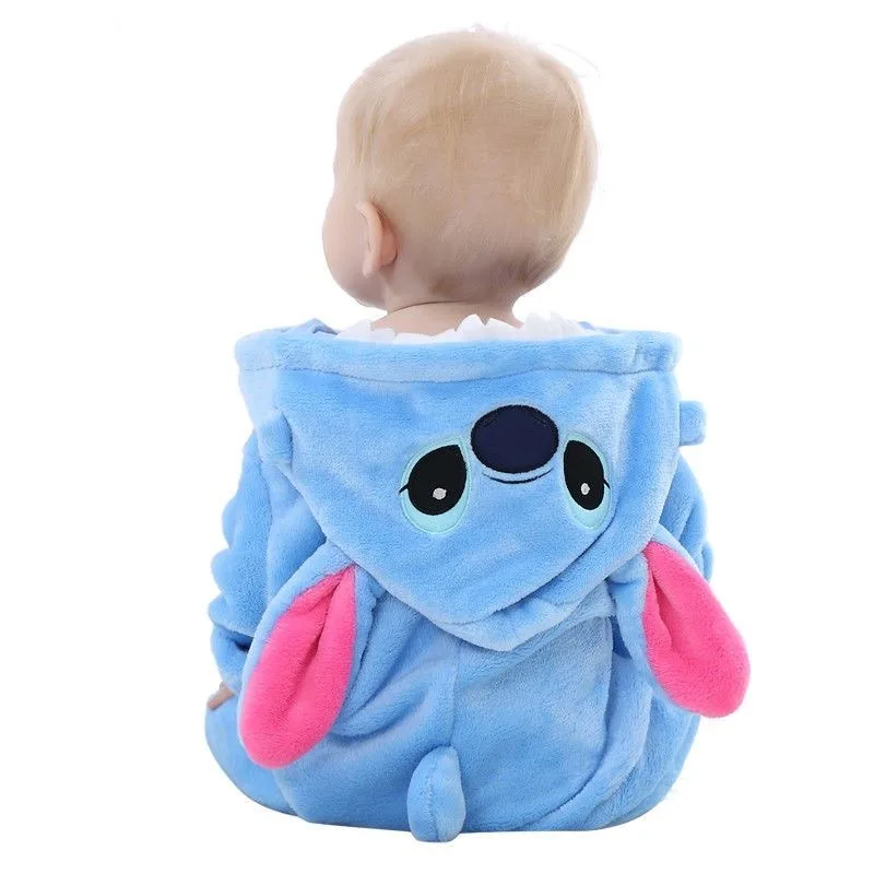 COOKY.D Baby Tier Strampler 0-36 Monate - Flanell Overall Mit Kapuze | Kuscheliges Cosplay Kostüm