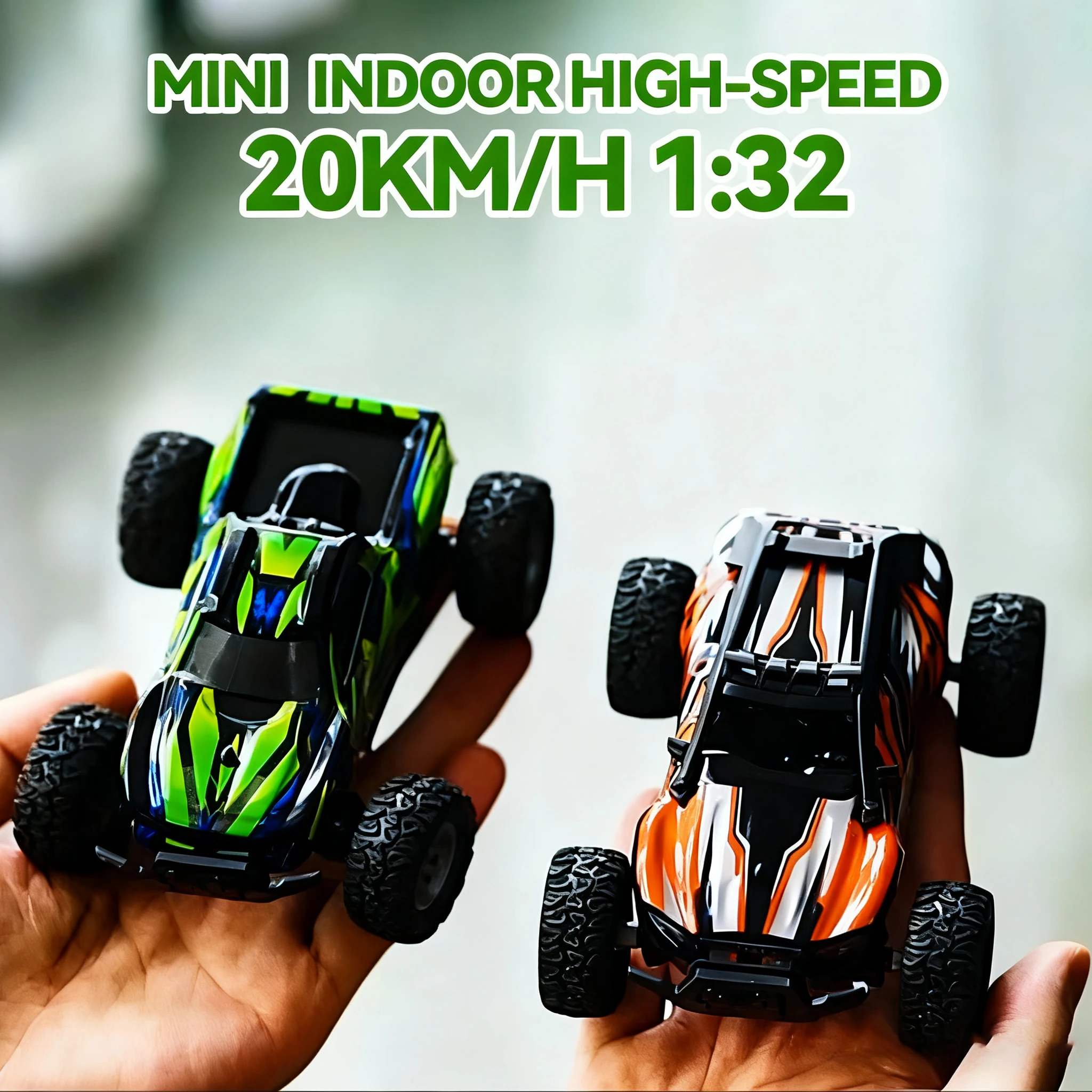 1:32 Mini RC Car Remote Control Cars 20Km/h Off-Road High Speed Racing Indoor Drift Acceleration Children's Electric Toy Crawler