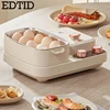 EDTID 3 in 1 Household Breakfast Machine Toaster Baking Machine Sandwich Omelette Fry Pan Electric  Hot Pot Boiler Food Steamer 4
