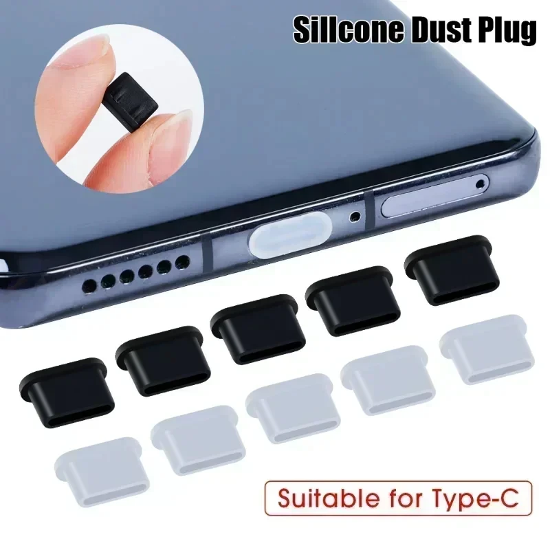 รูปสินค้า ซิลิโคนกันฝุ่น Type-C 30 ชิ้น ปกป้องพอร์ตชาร์จ