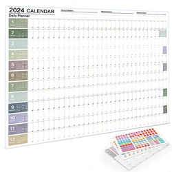 Kawaii Yearly Wall Calendar and Organizer (Vintage calendar)