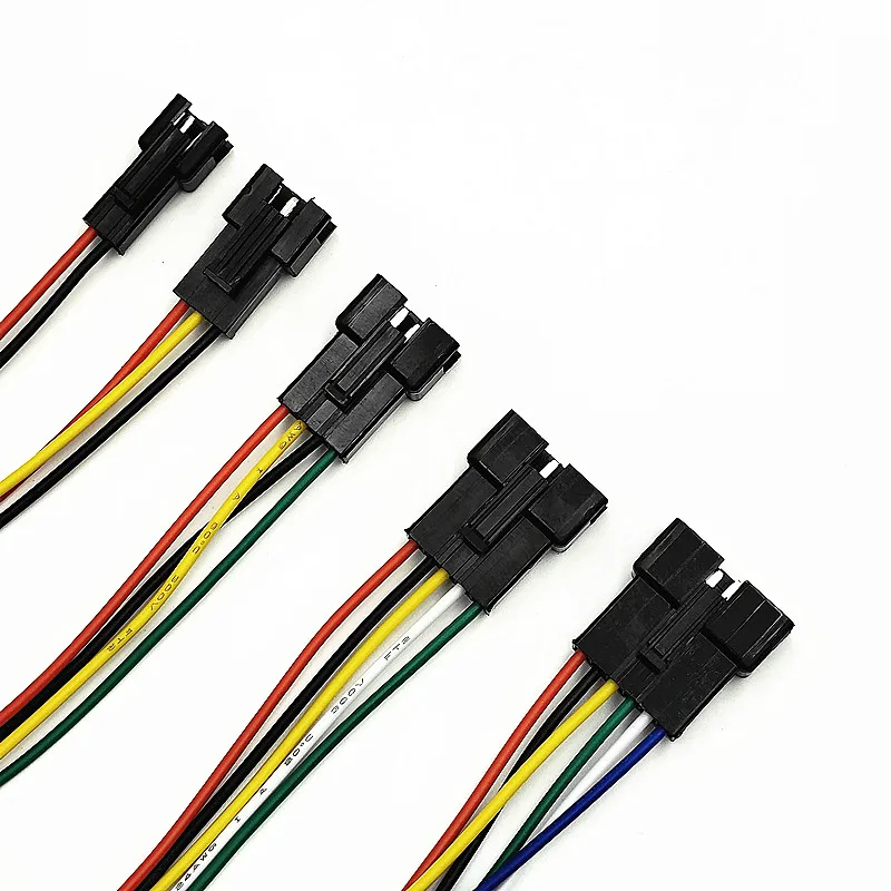 Фото 5 пар JST SM2.54 SM 2,54 мм Шаг 2 штырька 3/4/5/6 штырьковый разъем Штекерный разъем для 3528 5050 RGB RGBW RGBWW светодиодная полоса №2