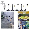 Free Bending Yellow Copper Mist Nozzle Universal Spray Nozzle 8mm Straight Push Lock Joint Garden Humidification Sprayer 2